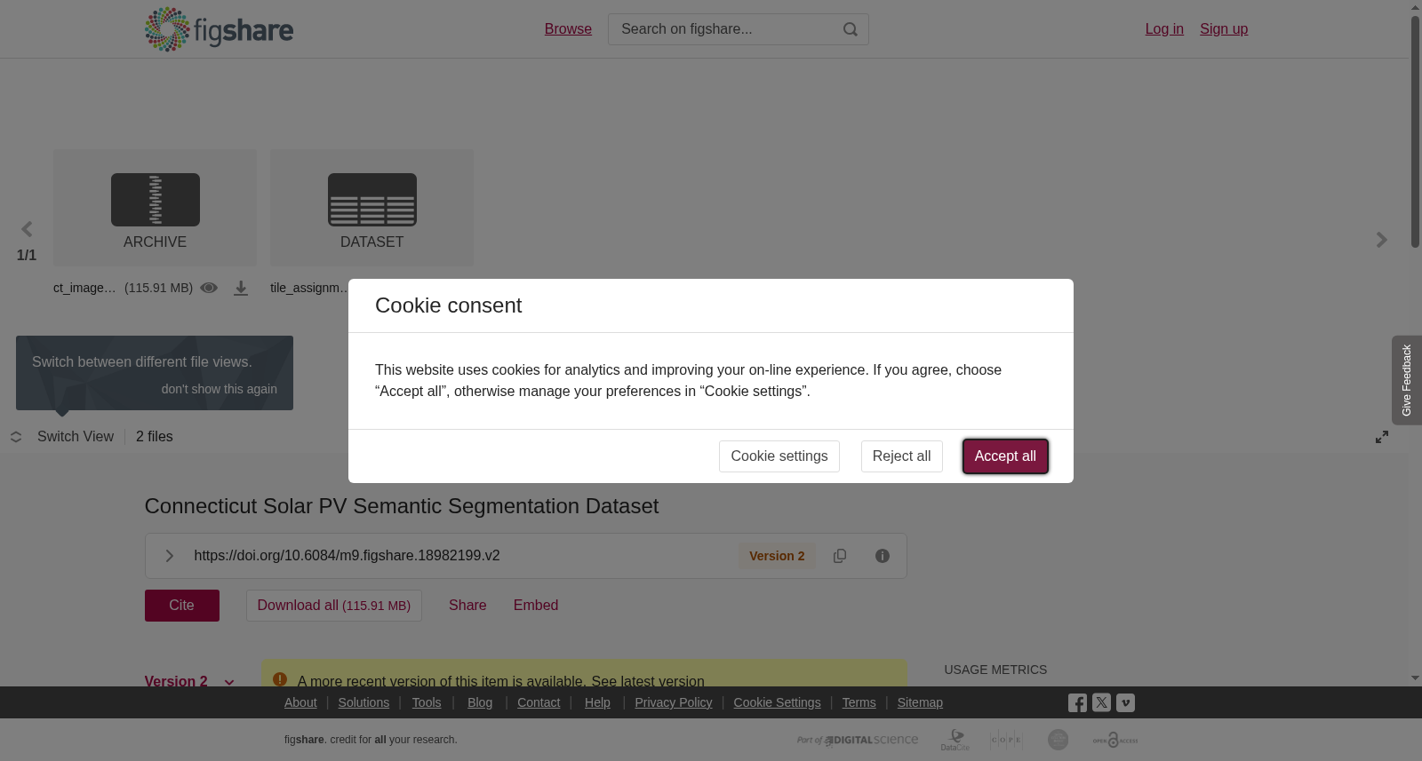 Connecticut Solar PV Semantic Segmentation Dataset 数据集图片