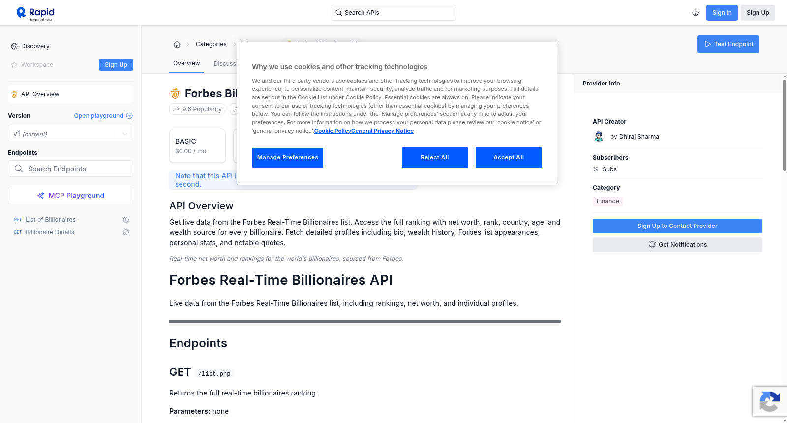 Forbes Billionaires API 数据集图片