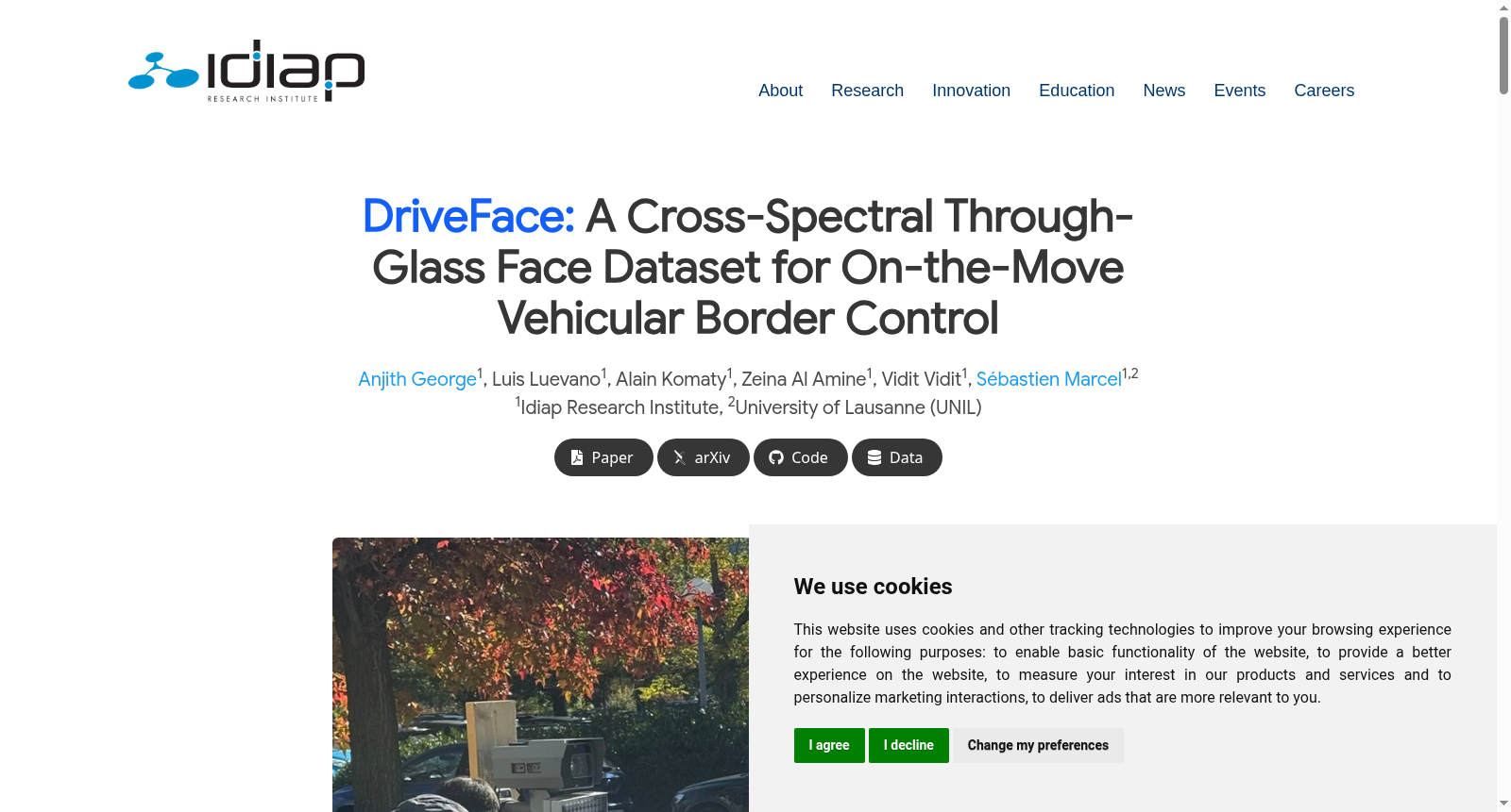 DriveFace 数据集图片