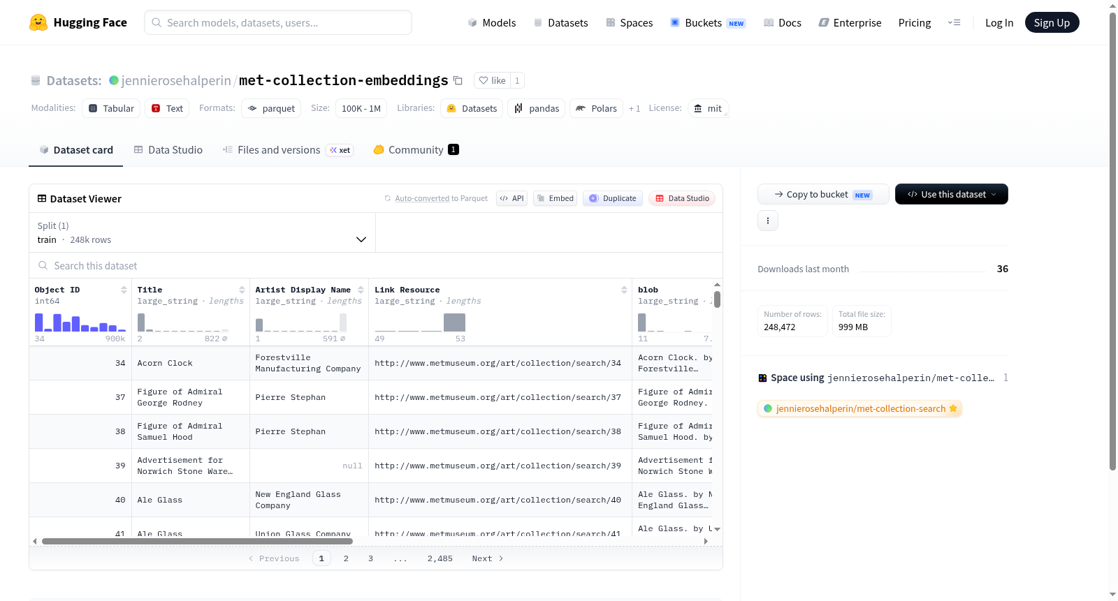 jennierosehalperin/met-collection-embeddings 数据集图片
