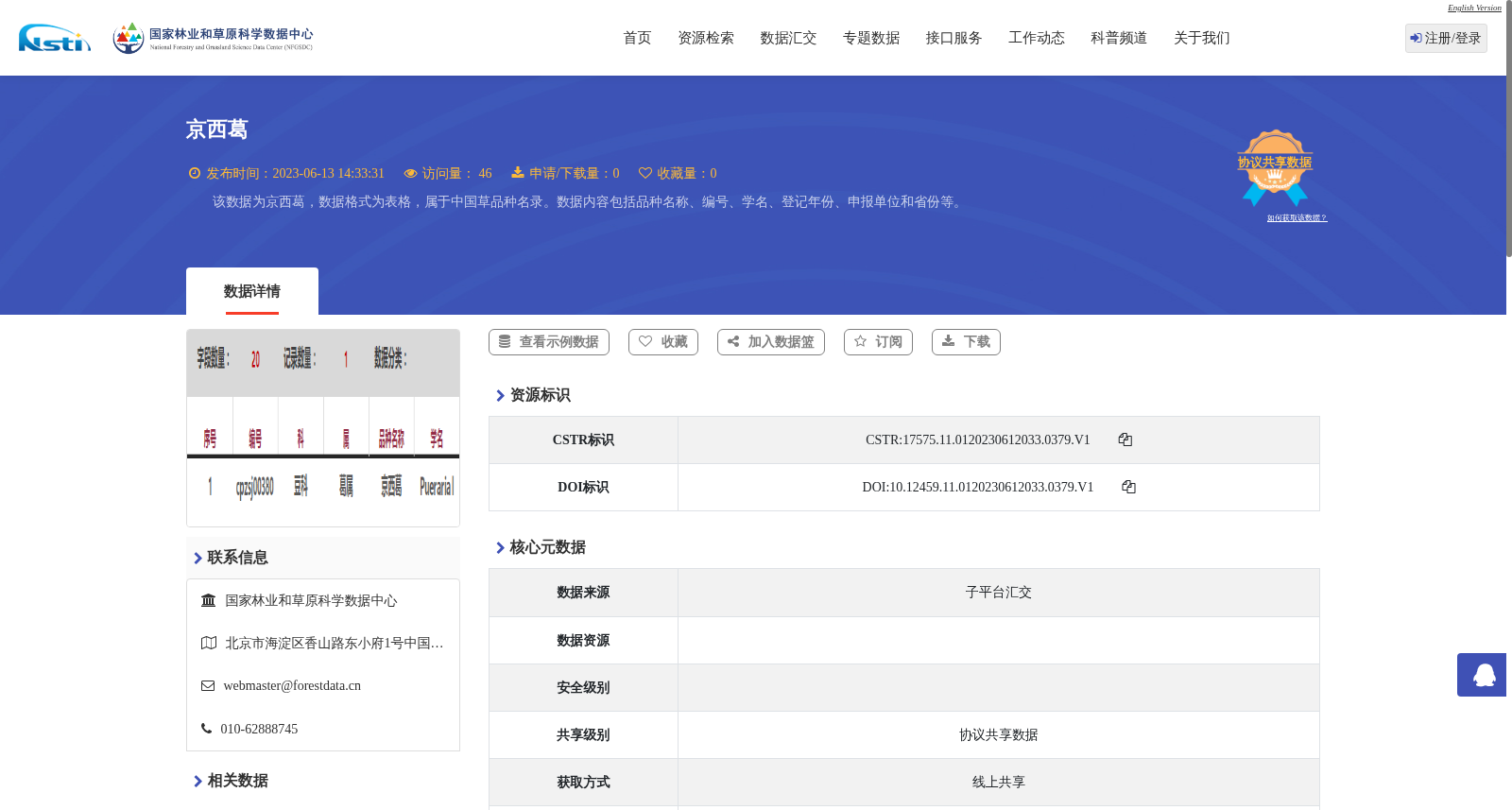 京西葛 数据集图片