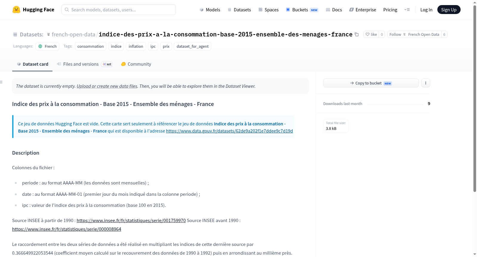 Data-Gouv-FR/indice-des-prix-a-la-consommation-base-2015-ensemble-des-menages-france 数据集图片