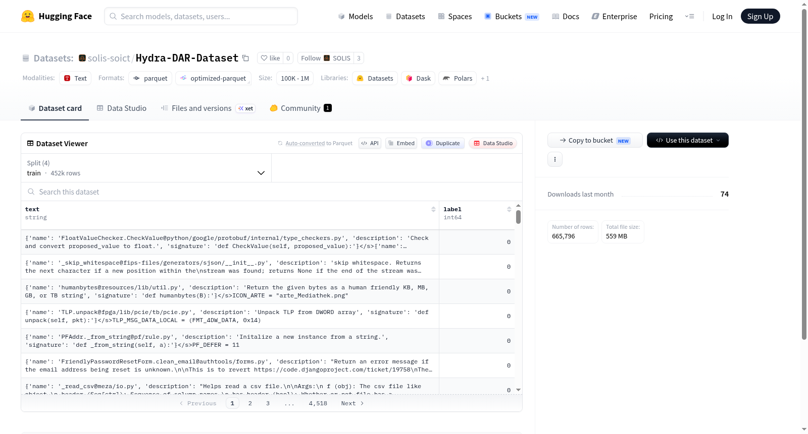 solis-soict/Hydra-DAR-Dataset 数据集图片