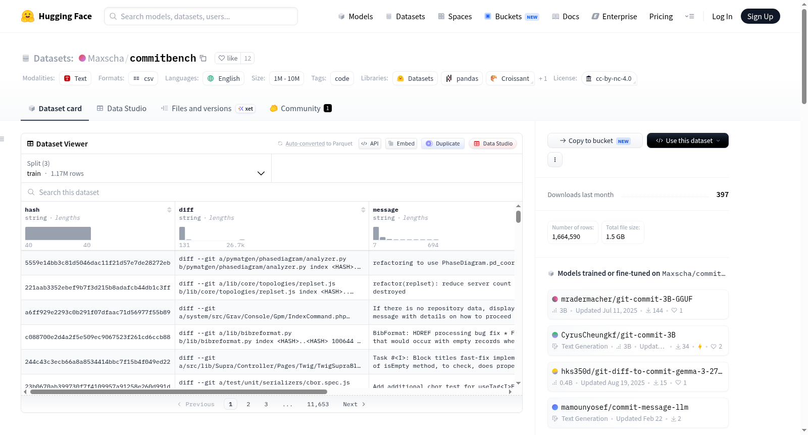 Maxscha/commitbench 数据集图片
