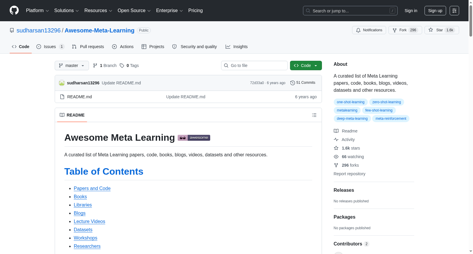 Awesome-Meta-Learning 数据集图片
