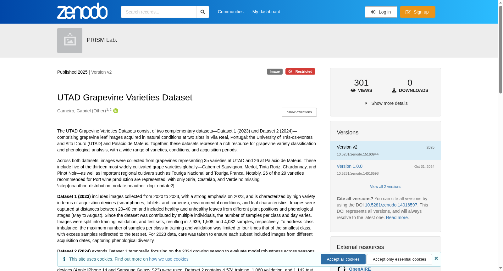 UTAD Grapevine Varieties Dataset 2023 数据集图片