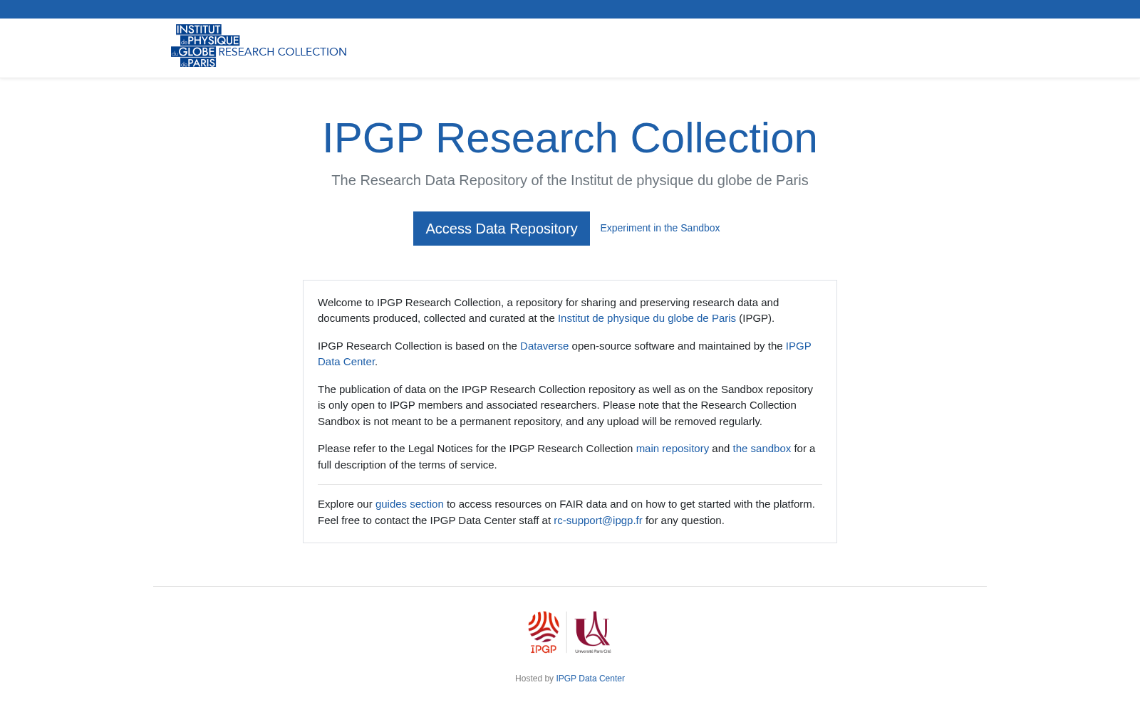 IPGP Research Collection 数据集图片