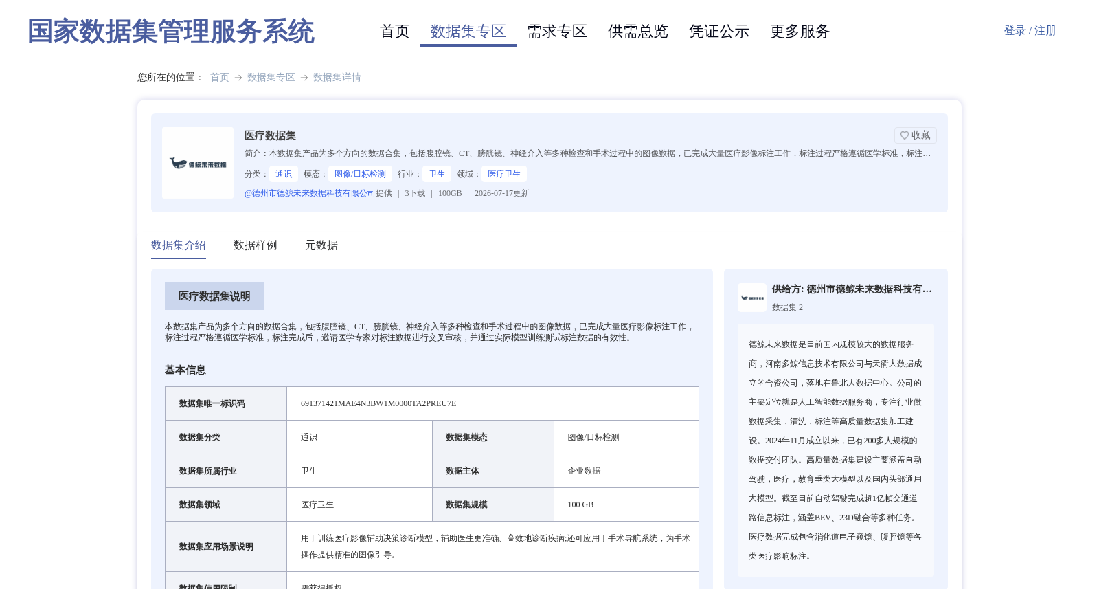 医疗数据集 数据集图片