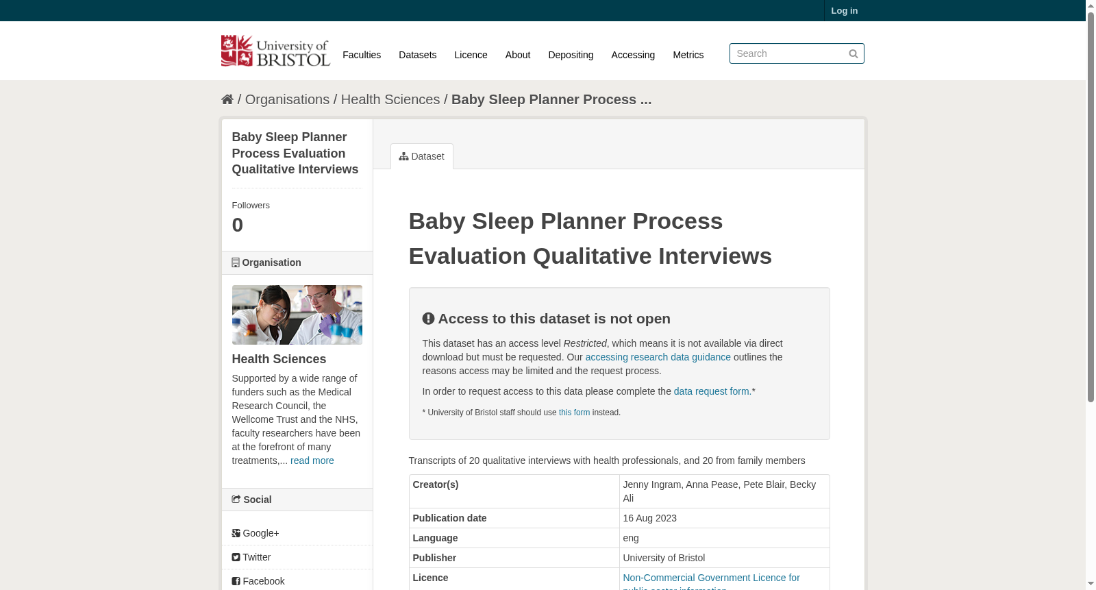 Baby Sleep Planner Process Evaluation Qualitative Interviews 数据集图片
