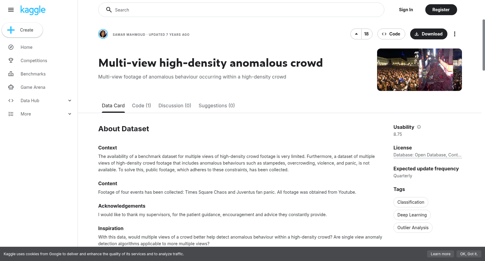 Multi-view high-density anomalous crowd 数据集图片