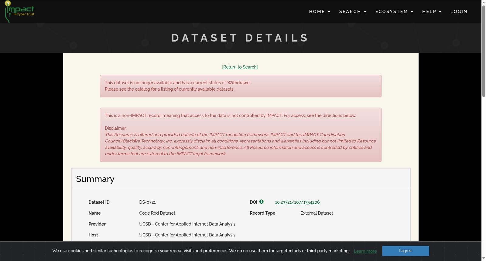 Code Red Dataset (2001-07-19 to 2001-08-19) 数据集图片
