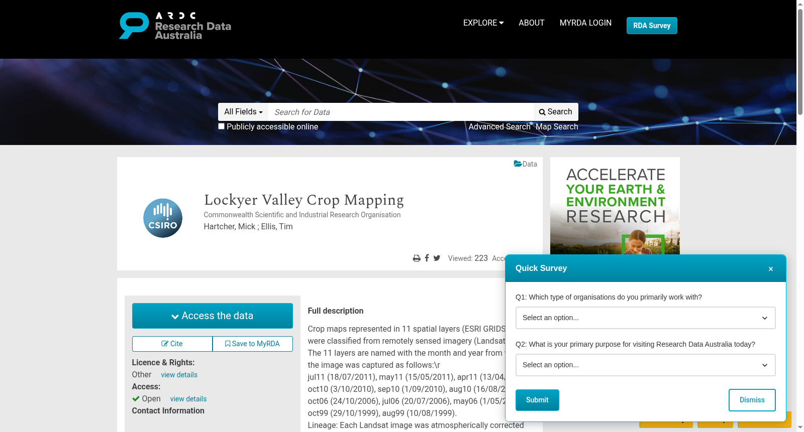 Lockyer Valley Crop Mapping 数据集图片