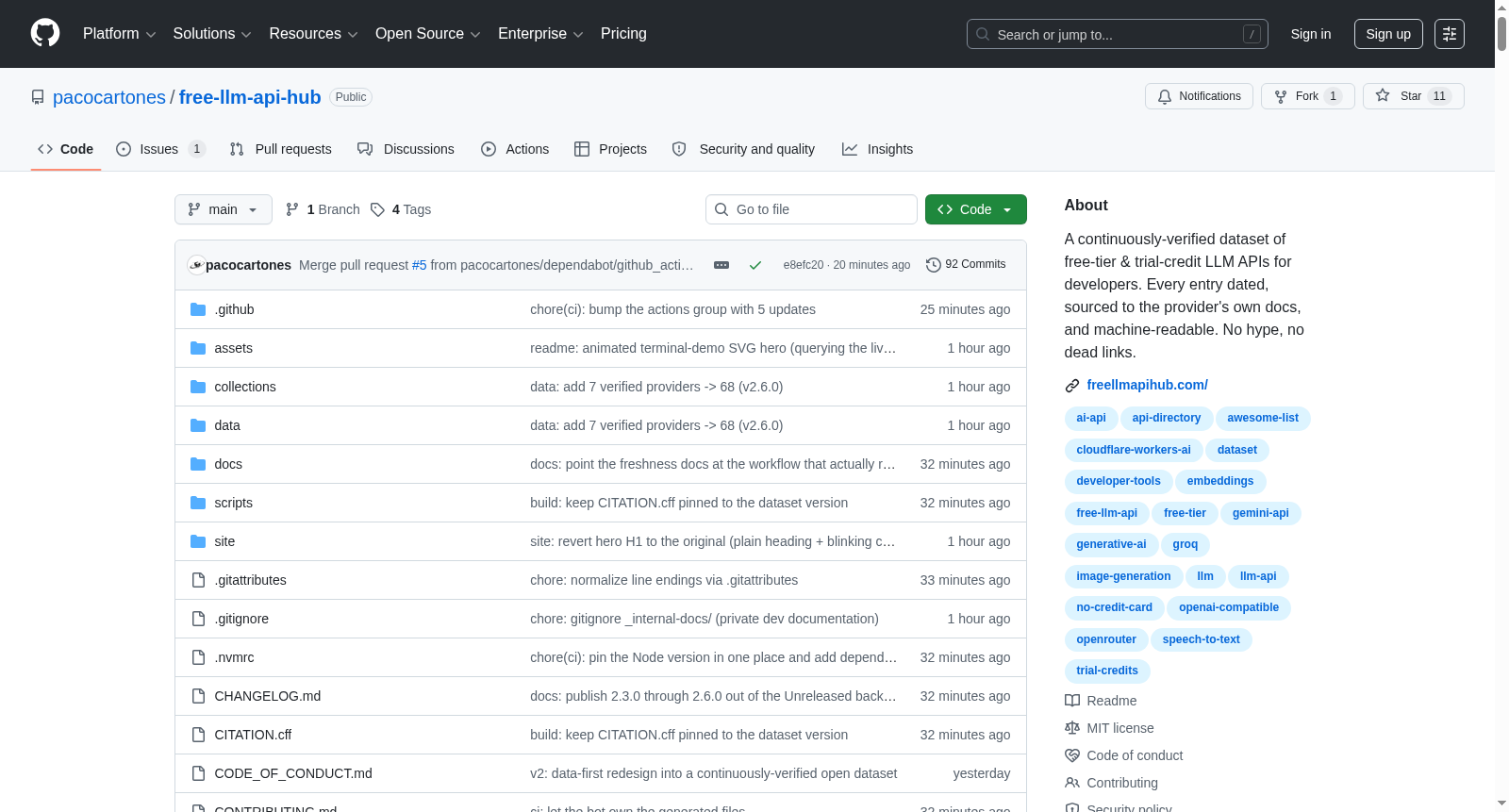 Free LLM API Hub 数据集图片