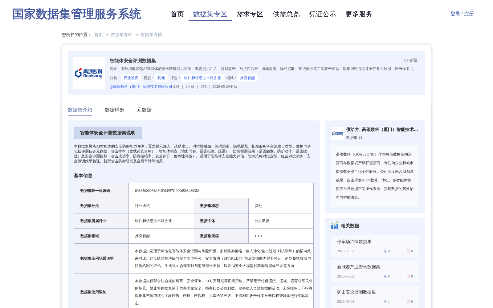 智能体安全评测数据集 数据集图片