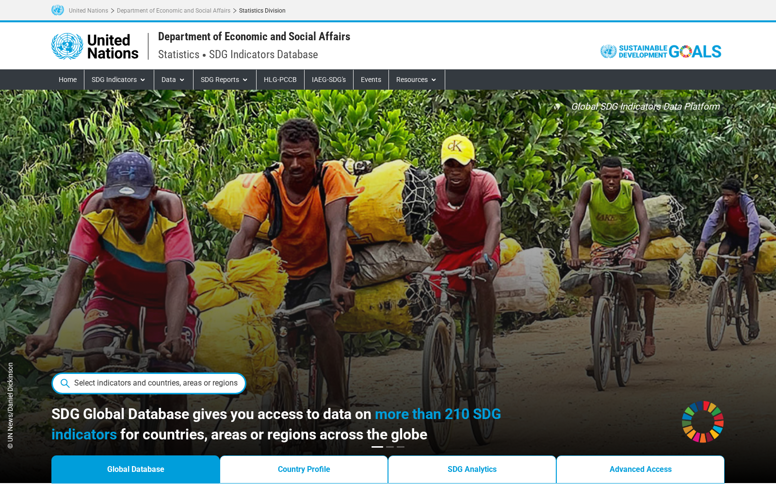 SDG Indicators Global Database 数据集图片