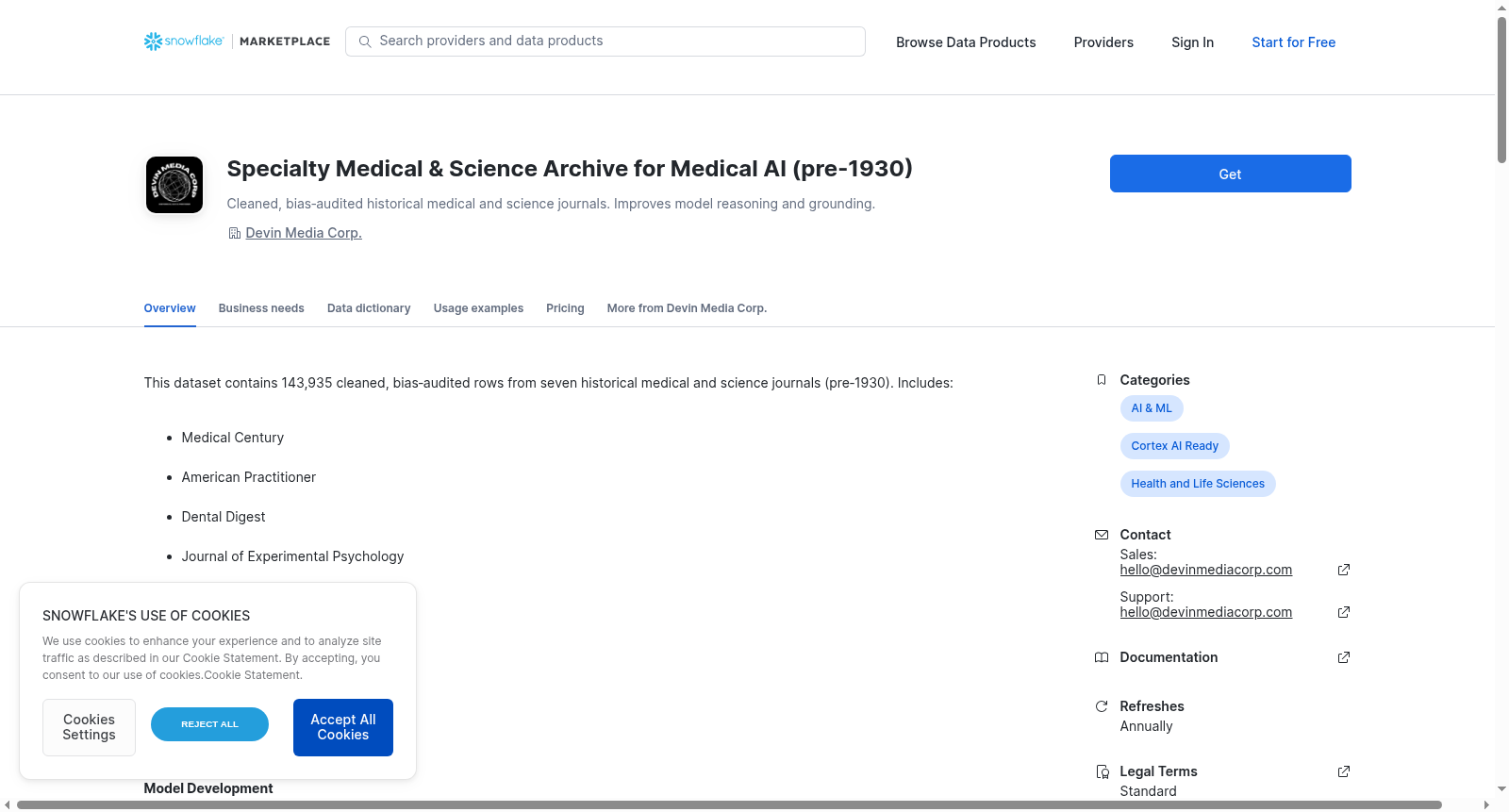 Specialty Medical & Science Archive for Medical AI (pre‑1930) 数据集图片