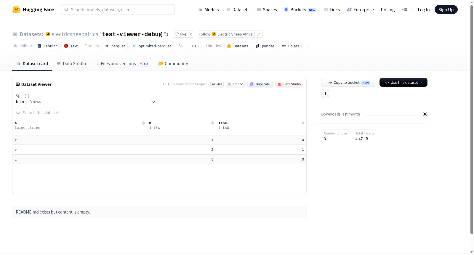 electricsheepafrica/test-viewer-debug 数据集图片