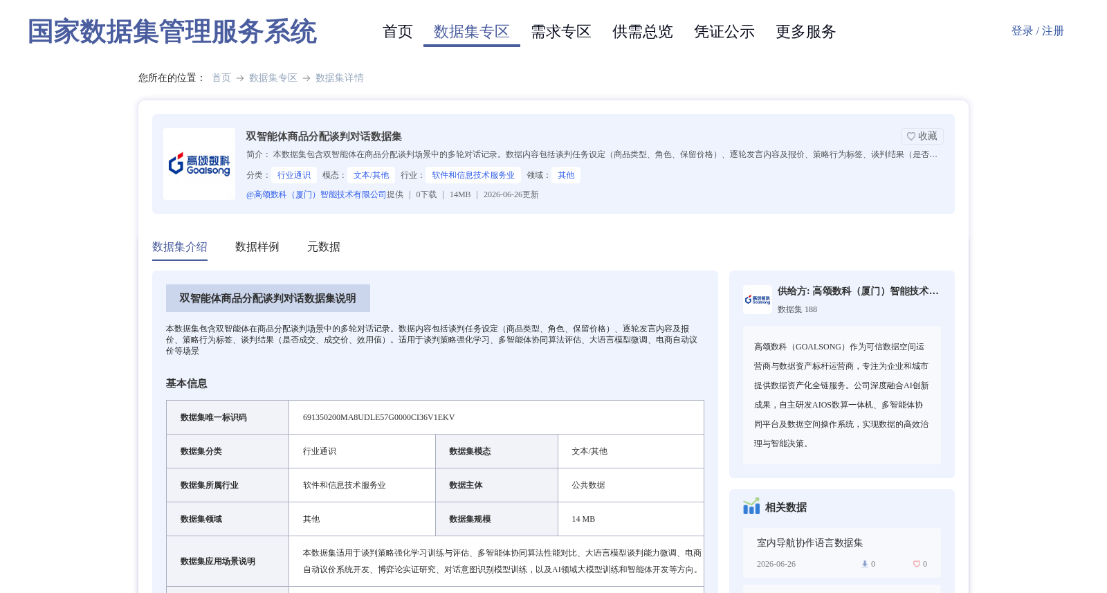 双智能体商品分配谈判对话数据集 数据集图片