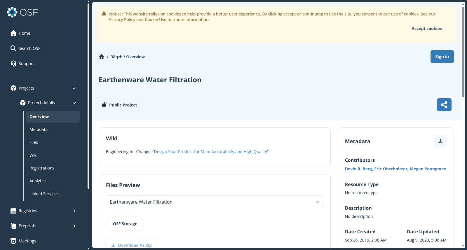 Earthenware Water Filtration 数据集图片