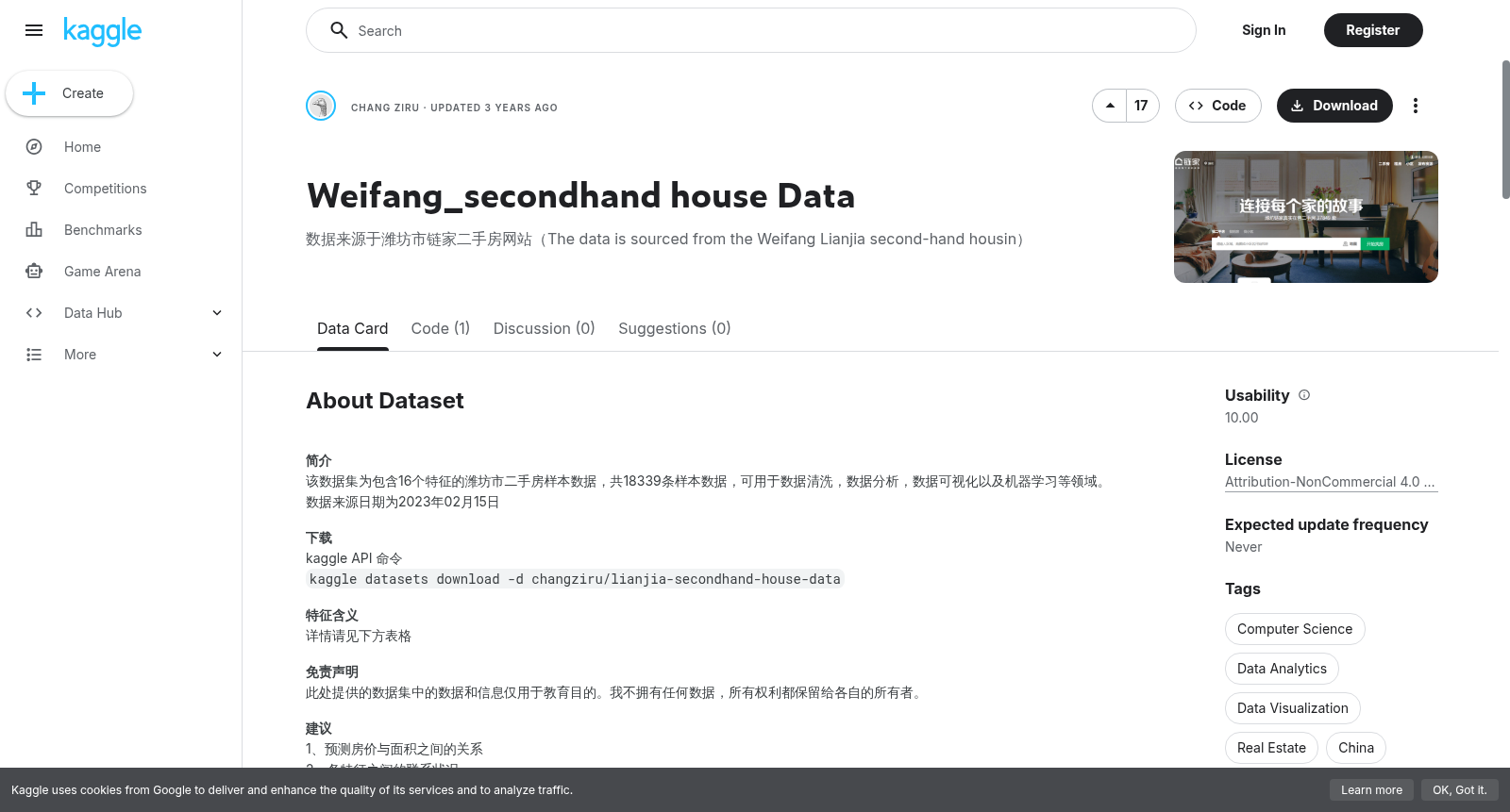 Weifang_secondhand house Data 数据集图片