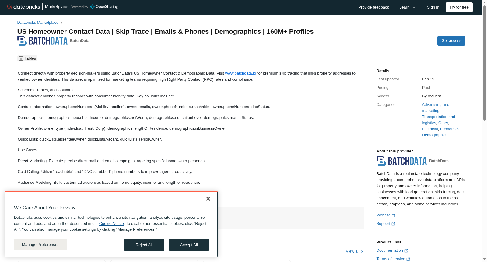 US Homeowner Contact Data | Skip Trace | Emails & Phones | Demographics | 160M+ Profiles 数据集图片