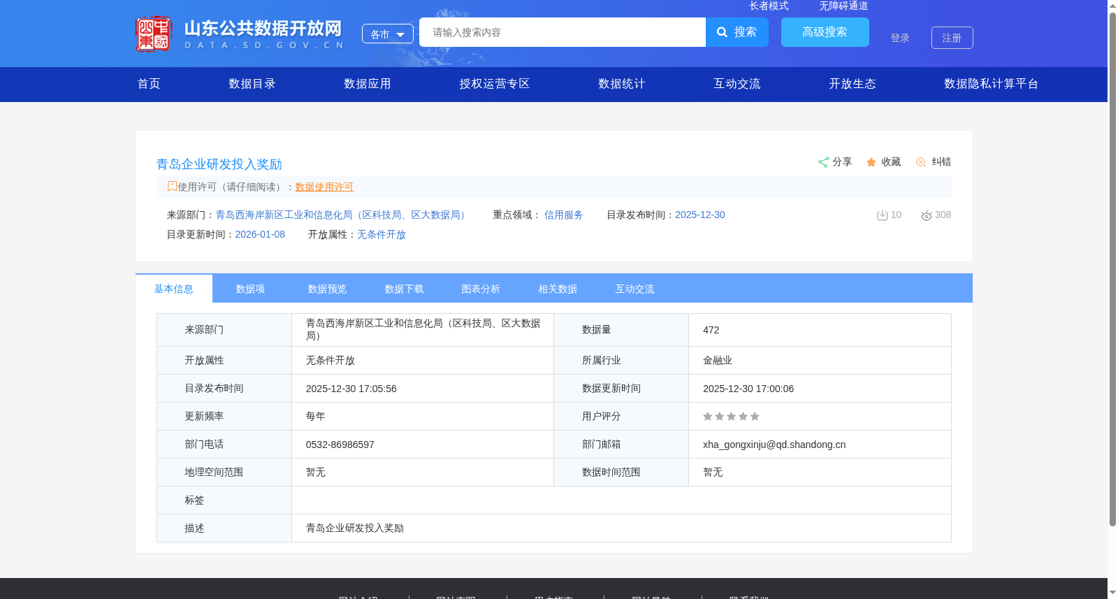 青岛企业研发投入奖励 数据集图片