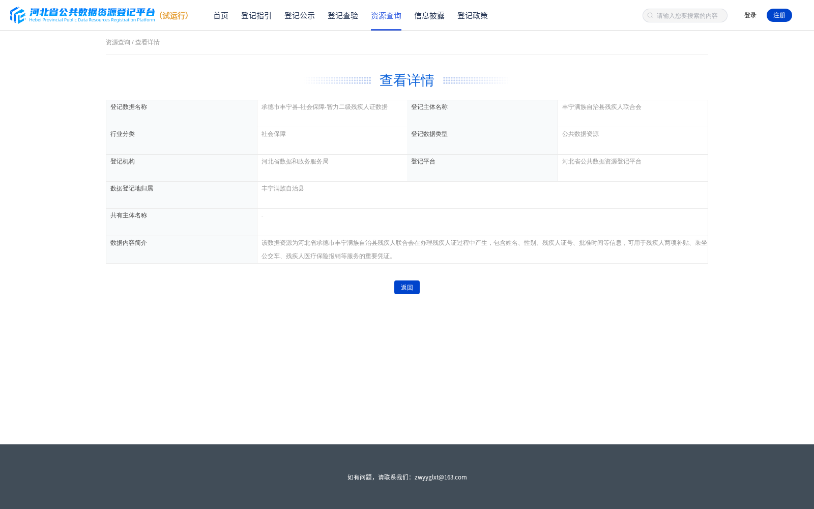 承德市丰宁县-社会保障-智力二级残疾人证数据 数据集图片