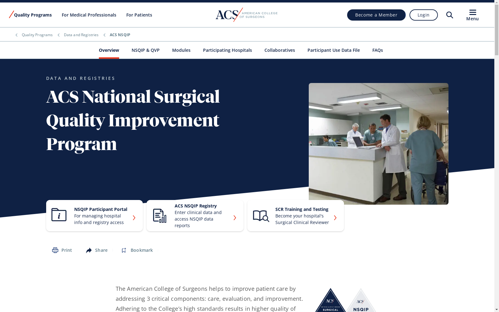 National Surgical Quality Improvement Program (NSQIP) 数据集图片