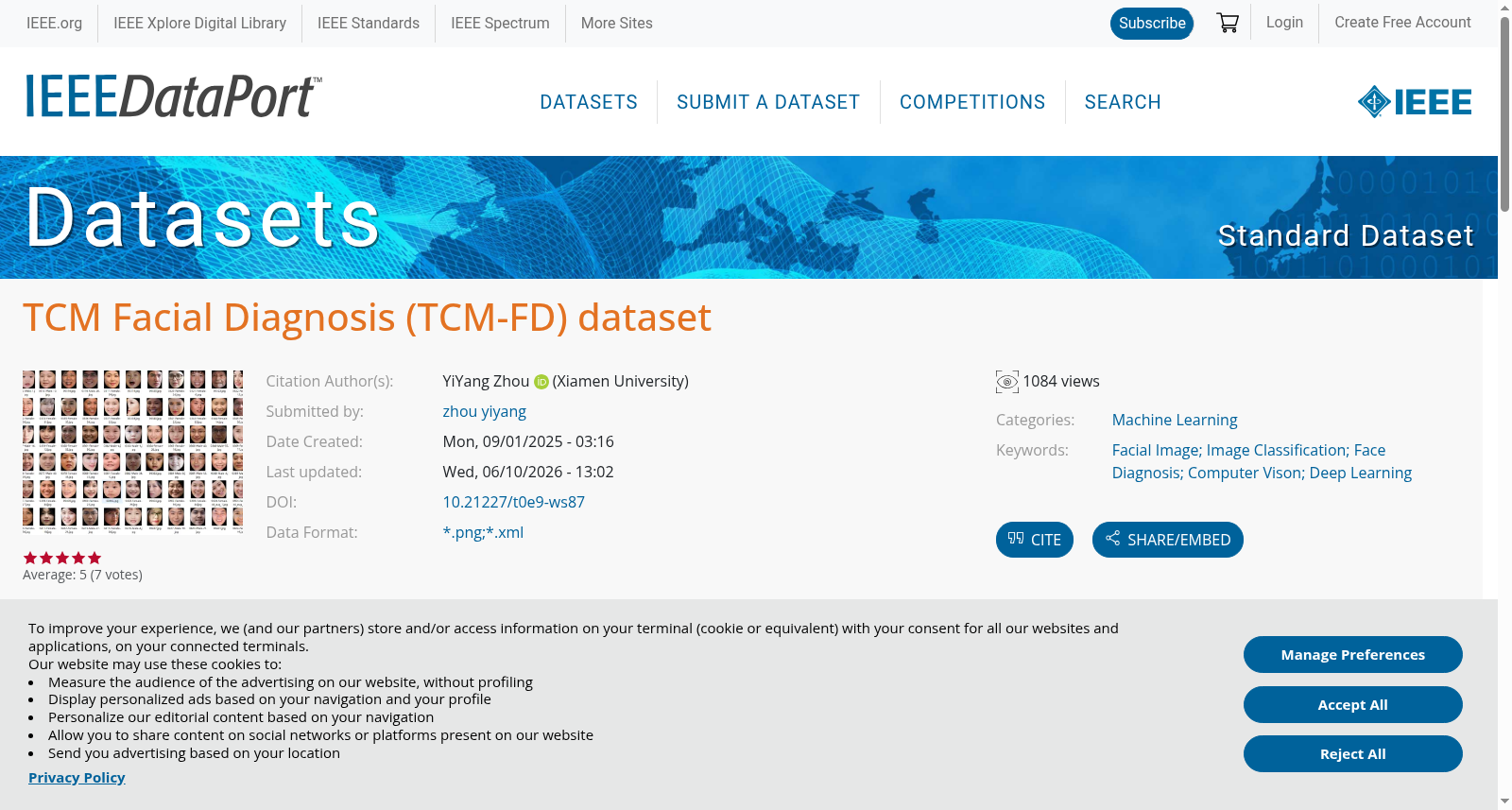 TCM Facial Diagnosis (TCM-FD) dataset 数据集图片