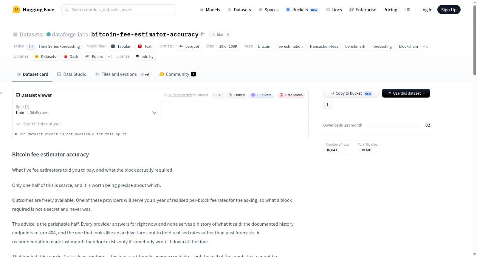 bitcoin-fee-estimator-accuracy 数据集图片