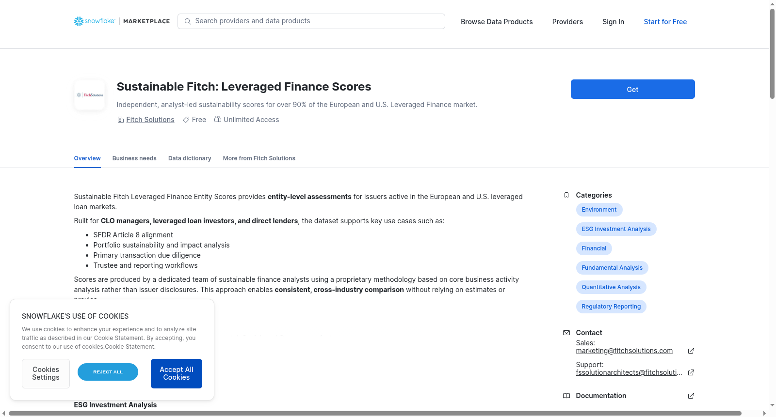 Sustainable Fitch: Leveraged Finance Scores 数据集图片