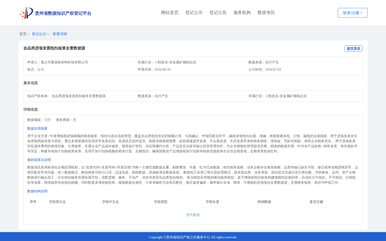 全品类进项发票抵扣核算全景数据源 数据集图片