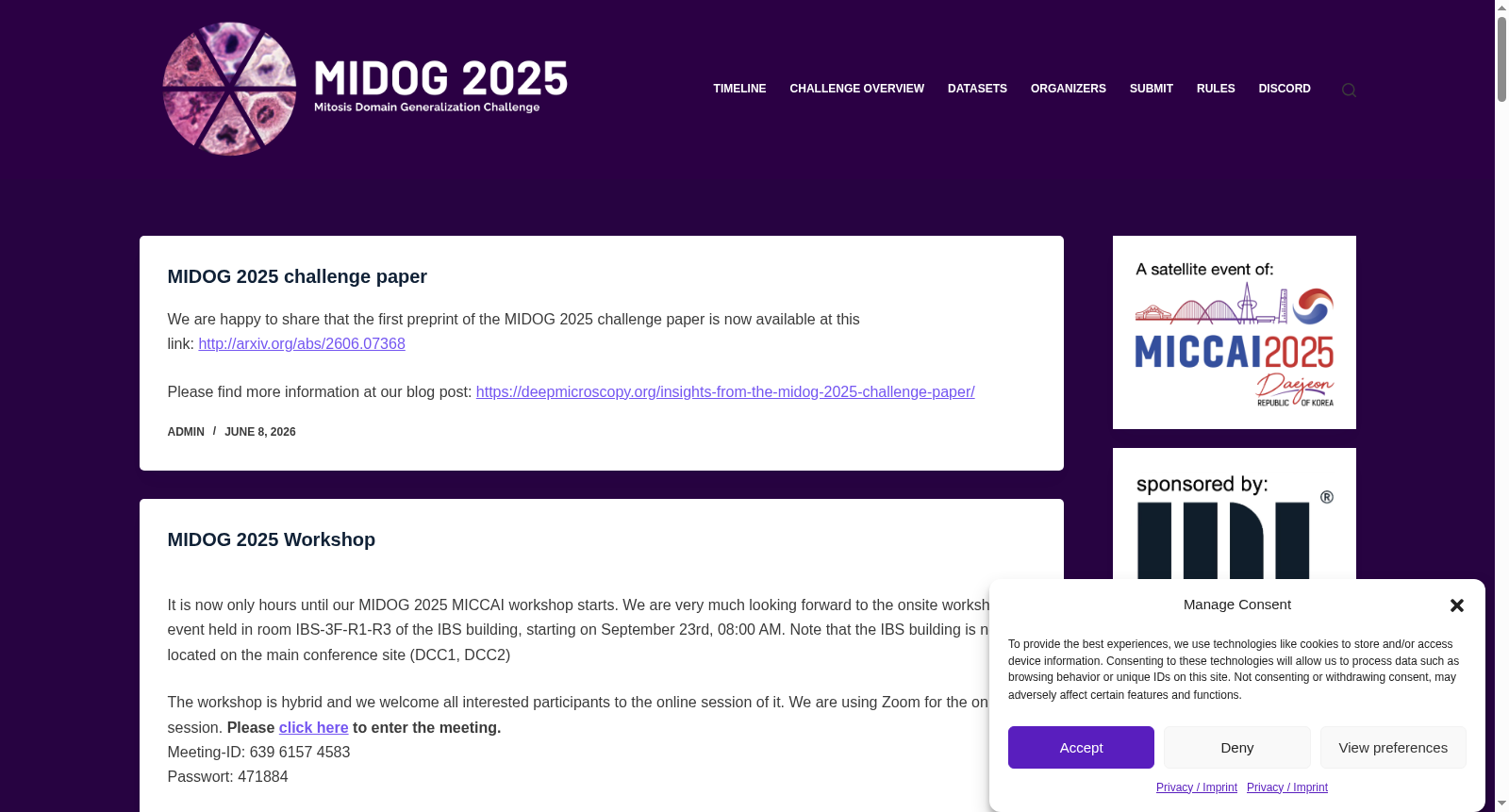 MIDOG 2025 Challenge Dataset 数据集图片