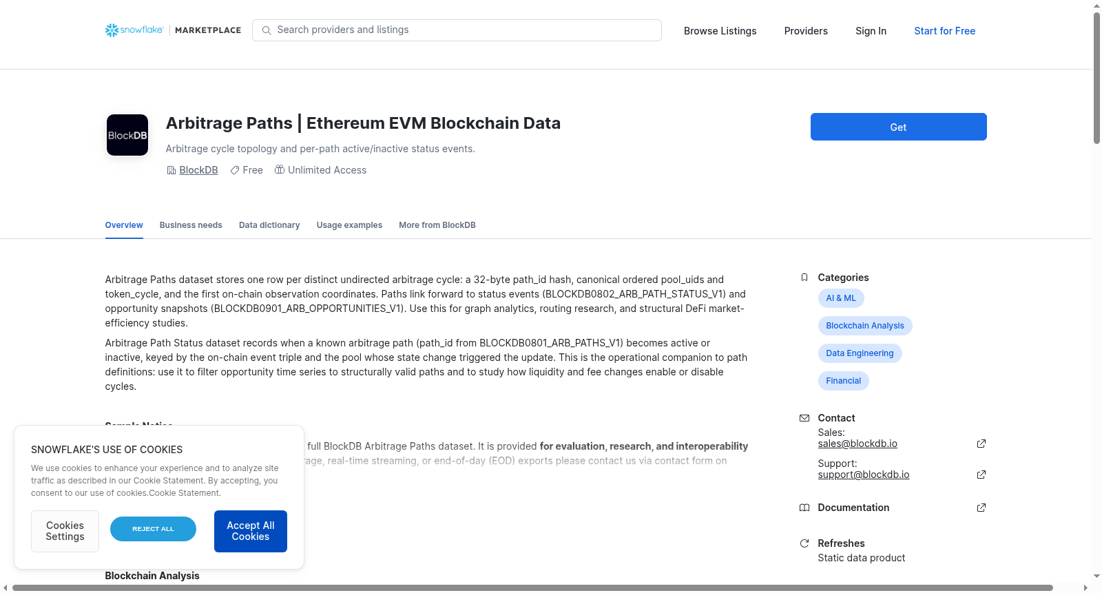 Arbitrage Paths | Ethereum EVM Blockchain Data 数据集图片