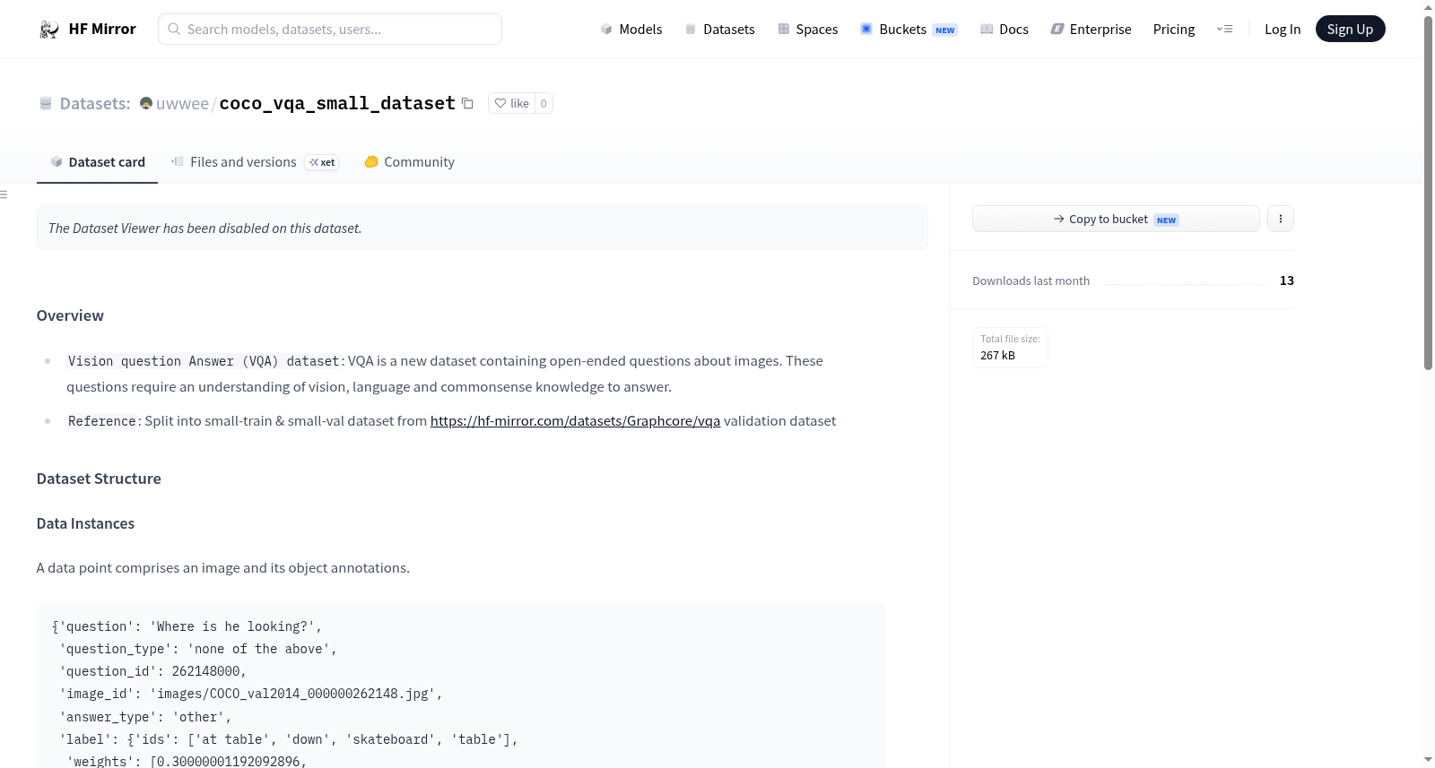 uwwee/coco_vqa_small_dataset 数据集图片