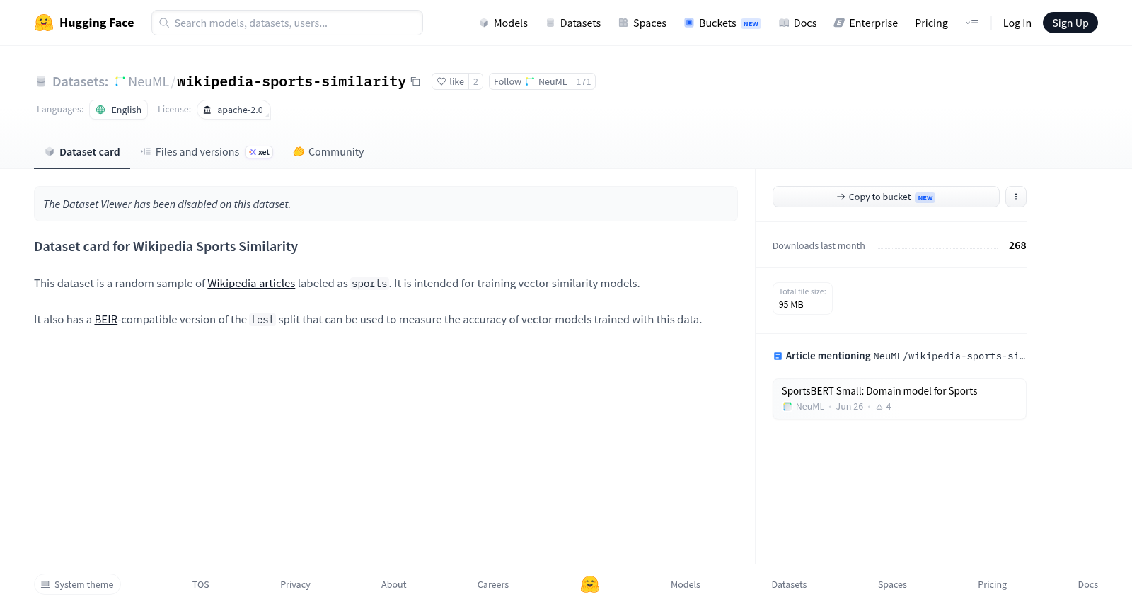 NeuML/wikipedia-sports-similarity 数据集图片