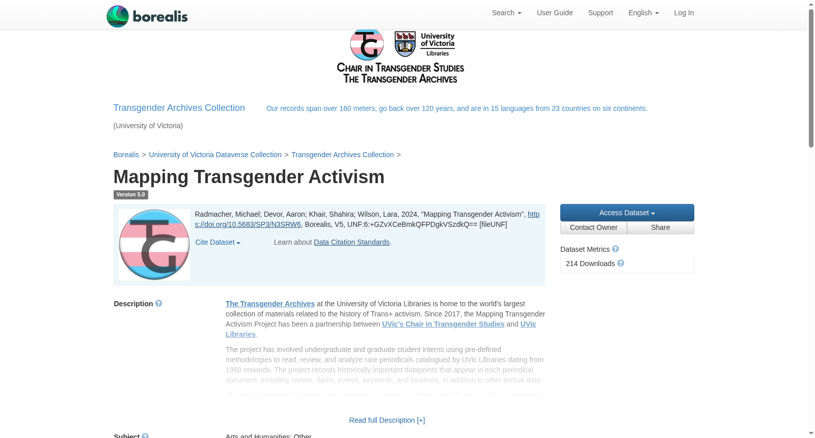 Mapping Transgender Activism 数据集图片