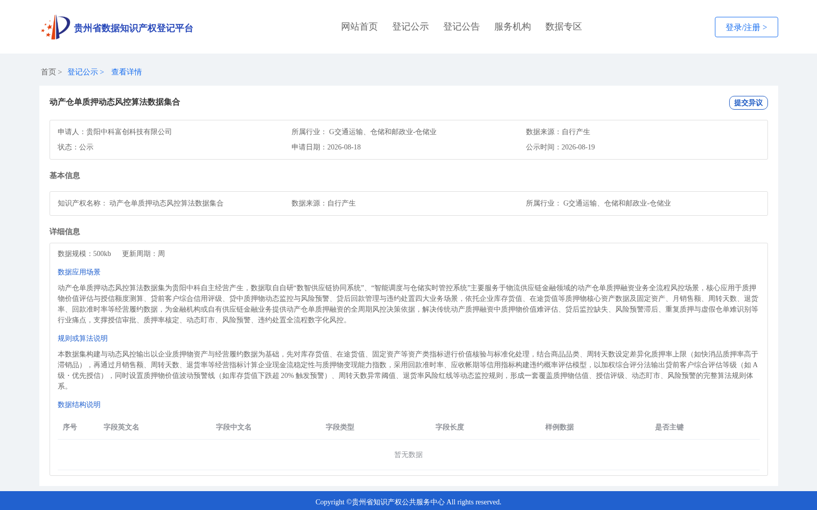动产仓单质押动态风控算法数据集合 数据集图片