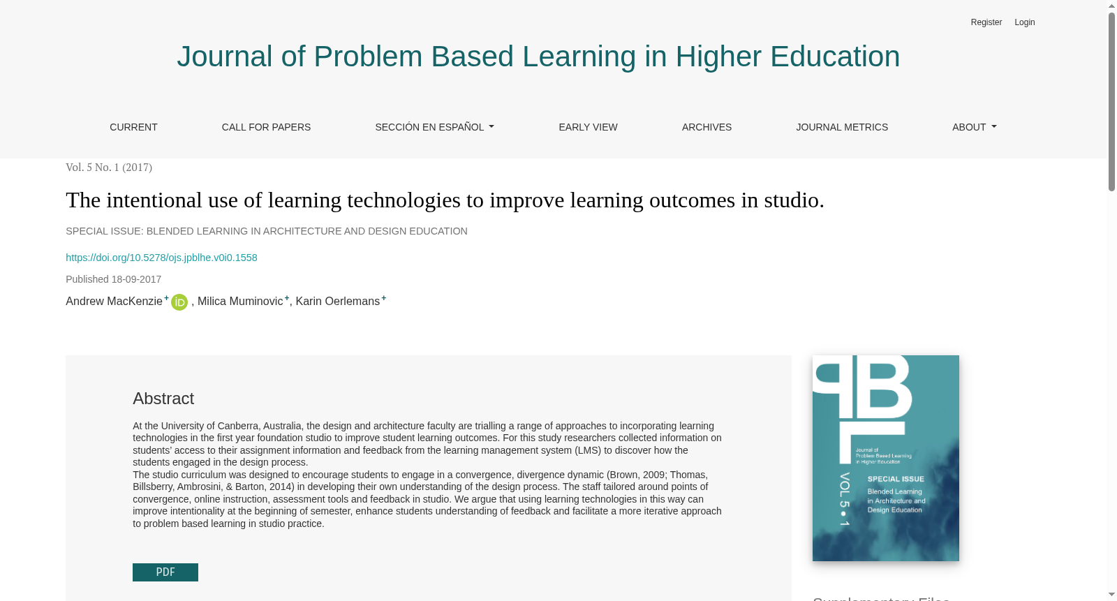 The intentional use of learning technologies to improve learning outcomes in studio. 数据集图片