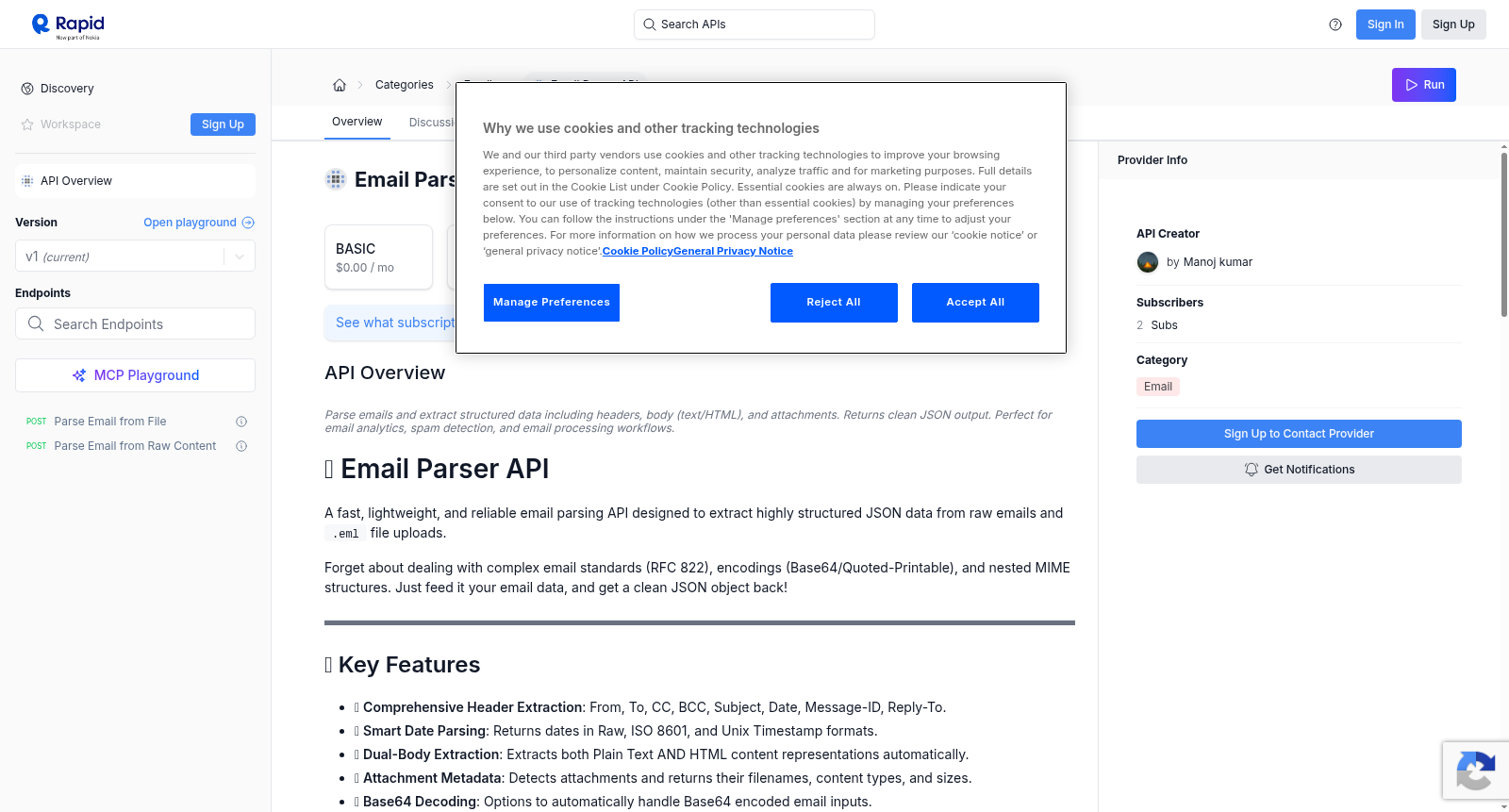 Email Parser API 数据集图片