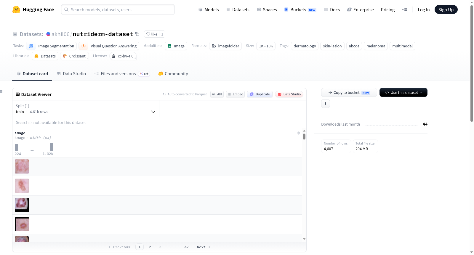 nutriderm-dataset 数据集图片