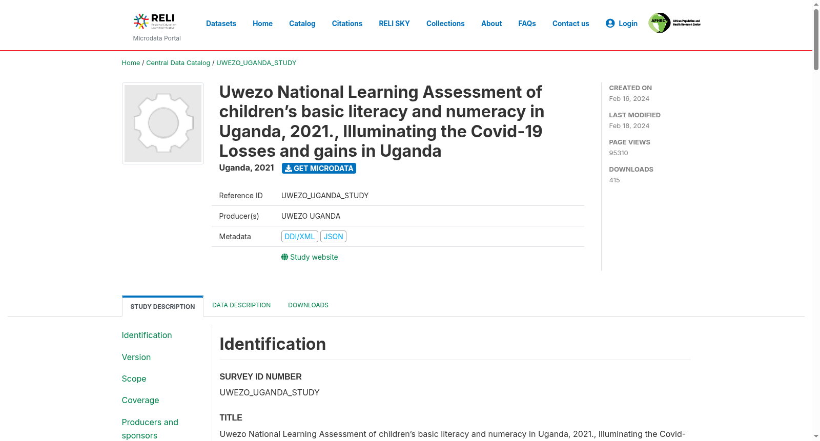 Uwezo National Learning Assessment of children’s basic literacy and numeracy in Uganda, 2021., Illuminating the Covid-19 Losses and gains in Uganda - Uganda 数据集图片