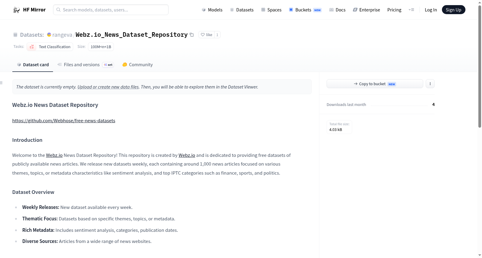 rangeva/Webz.io_News_Dataset_Repository 数据集图片