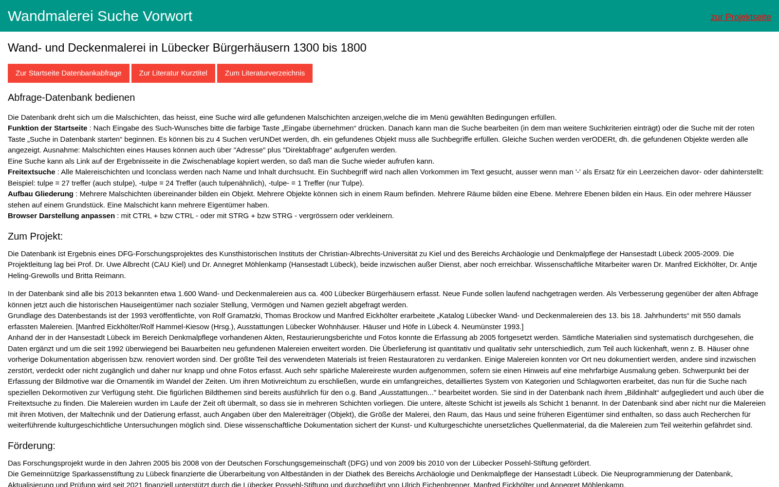 Wand- und Deckenmalerei in Lübecker H?usern 1300 bis 1800 数据集图片