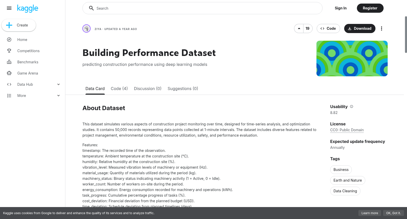 Building Performance Dataset 数据集图片