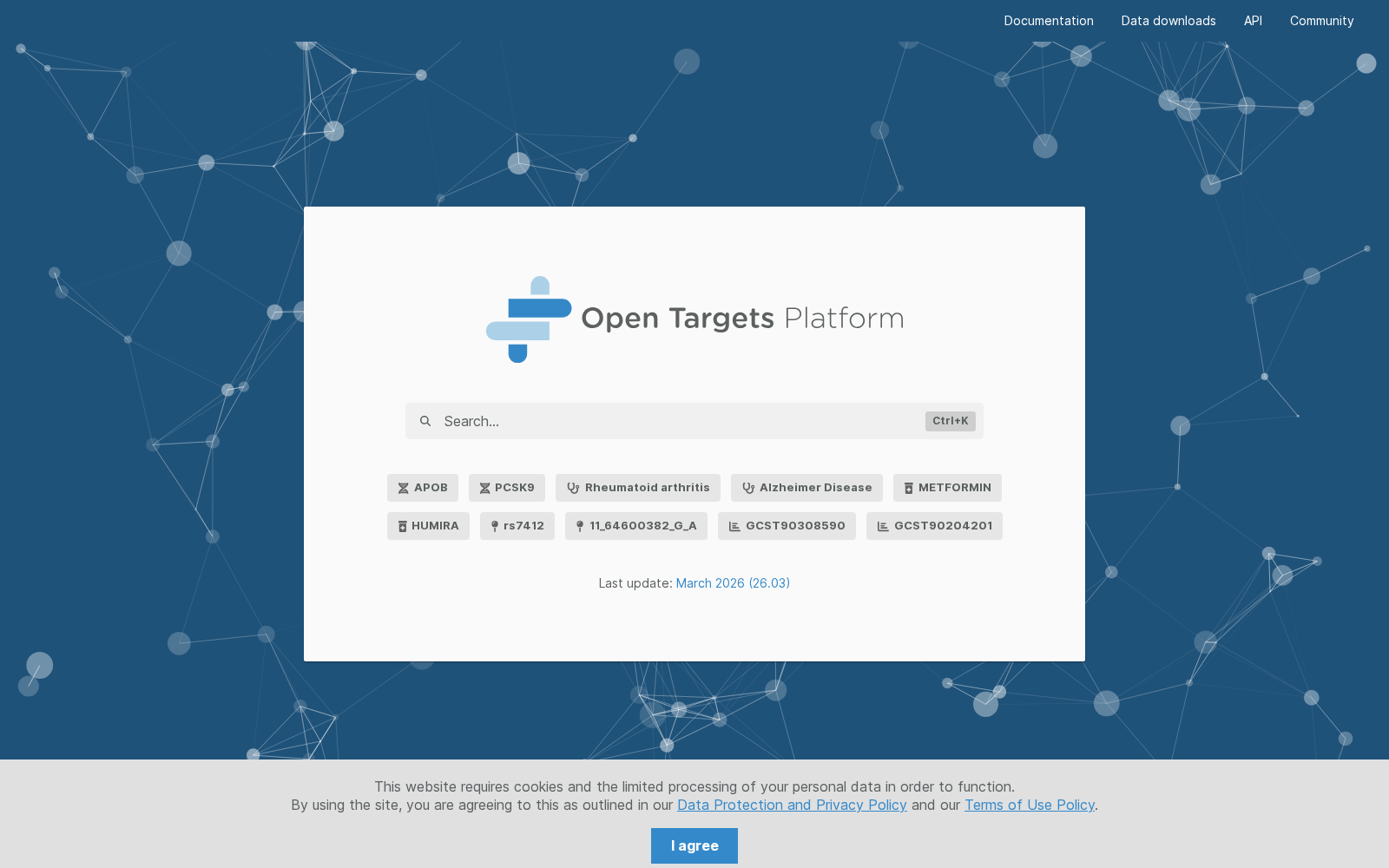 Open Targets Platform 数据集图片