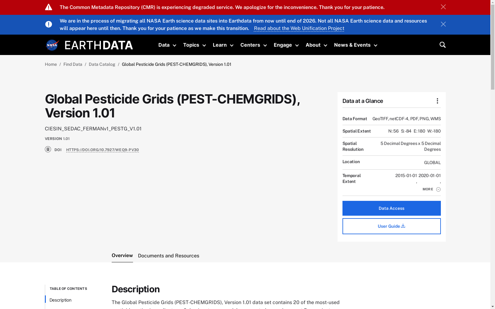 Global Pesticide Grids (PEST-CHEMGRIDS), Version 1.01 数据集图片