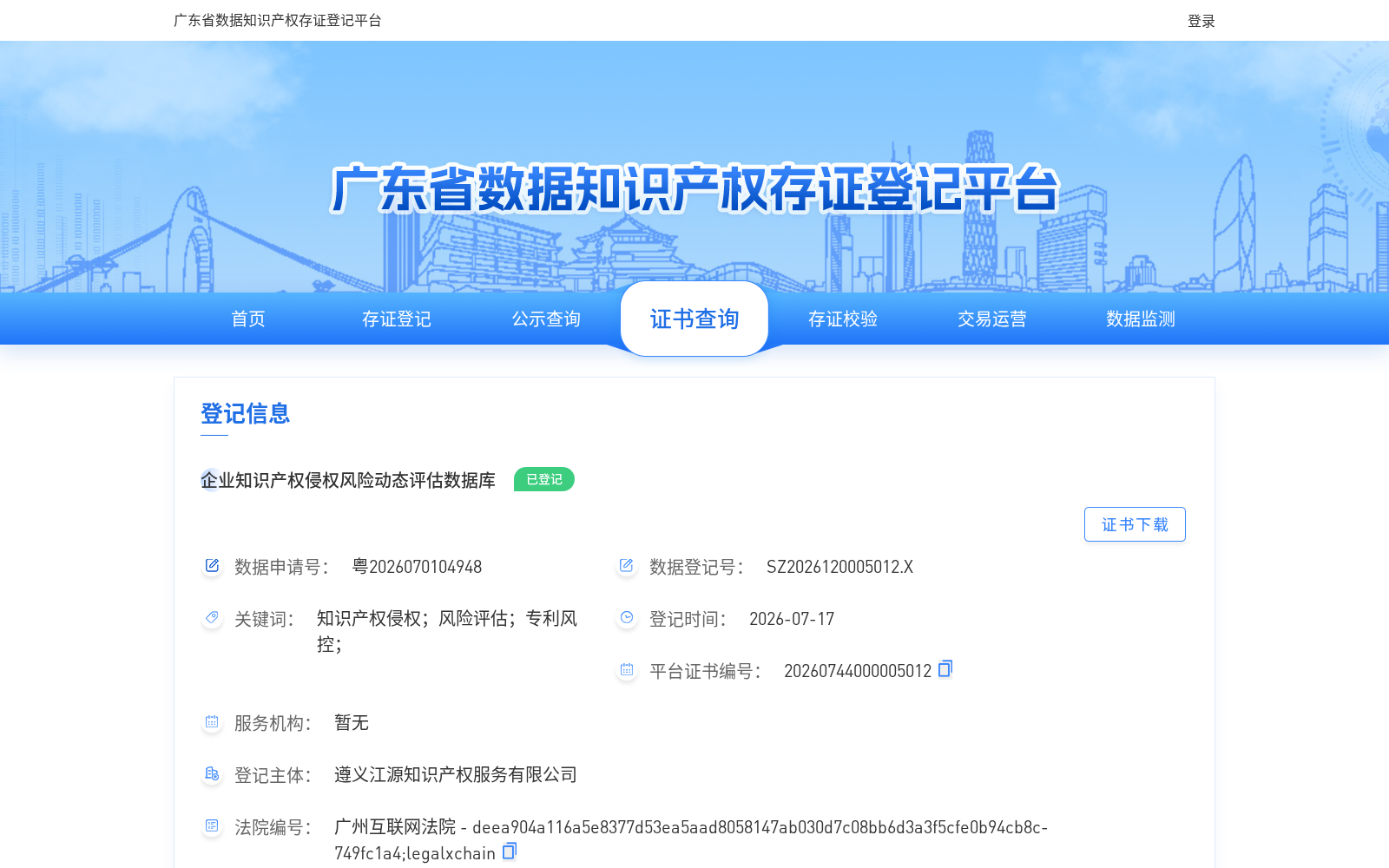 企业知识产权侵权风险动态评估数据库 数据集图片