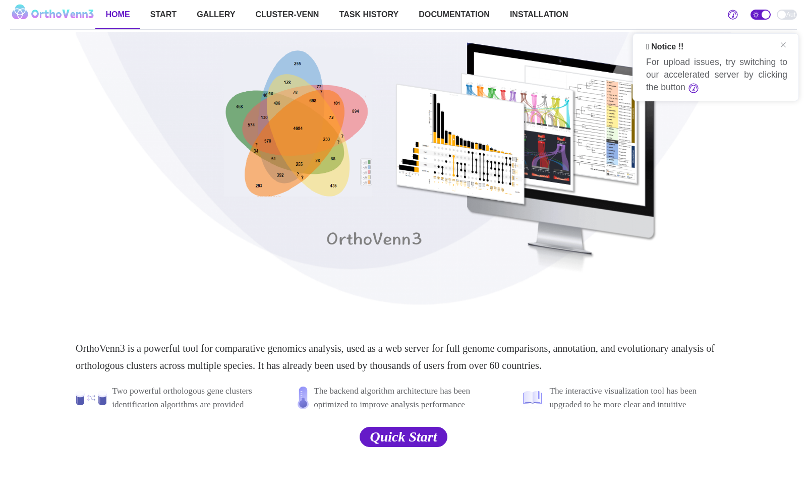 OrthoVenn3 数据集图片