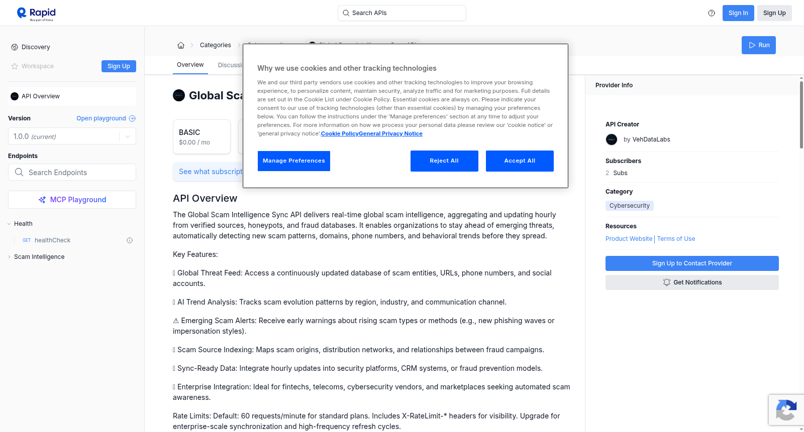 Global Scam Intelligence Sync API 数据集图片